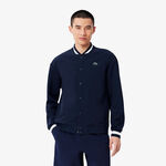 Lacoste Bekleidung Lacoste Djokovic Trainingsjacke Herren-Dunkelblau,Weiß