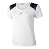 22 Tech T-Shirt Damen - weiß, blau