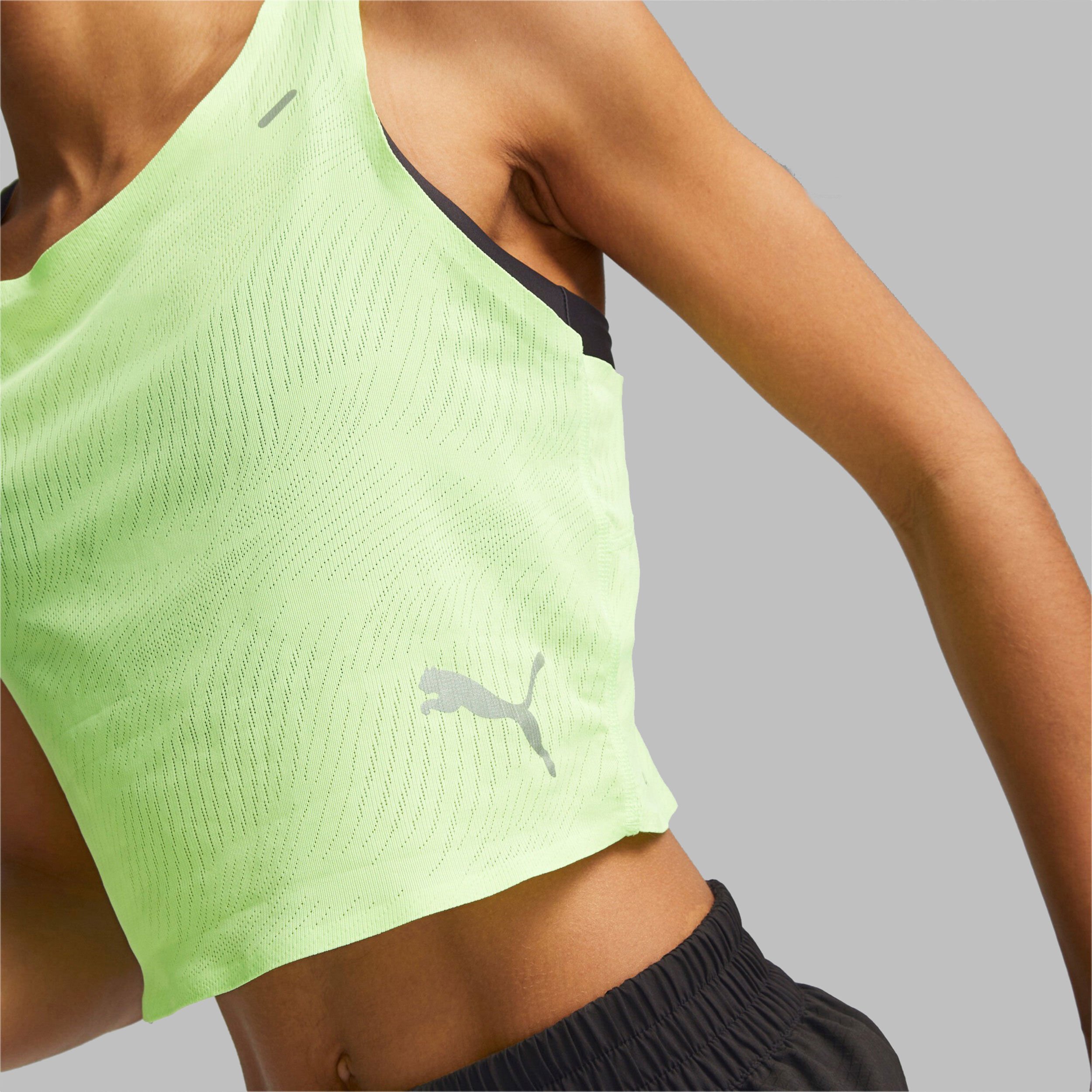 Puma Run Ultraspun Crop Tank Top Damen Grun online kaufen Tennis Point AT