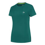 Dunlop Bekleidung Dunlop Club Crew T-Shirt Damen-Dunkelgr&uuml;n