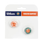 Wilson Schl&auml;gerzubeh&ouml;r Wilson Roland Garros D&auml;mpfer 2er Pack-Bronze,Gr&uuml;n