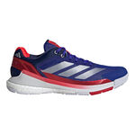 adidas Padelschuhe adidas Crazyquick Boost Padelschuh Herren-Blau,Silber