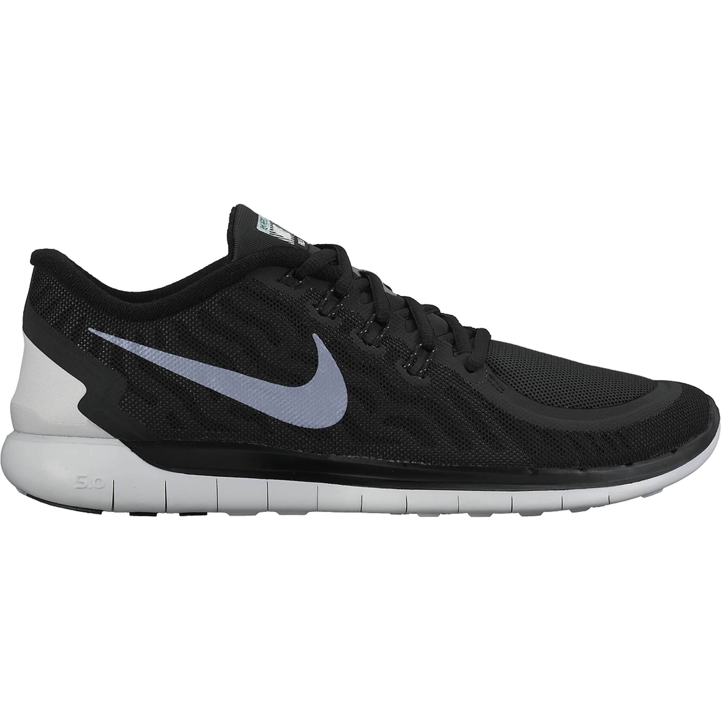 Nike Free 5.0 Flash Natural Running Schuh Herren Schwarz WeiB online kaufen Tennis Point AT