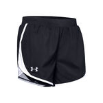 Under Armour Bekleidung Under Armour Fly-By 2.0 Shorts Damen-Schwarz,Weiß