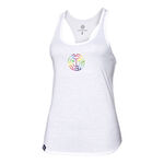 BIDI BADU Bekleidung BIDI BADU Sanura Basic Tank-Top Damen-Weiß,Mehrfarbig