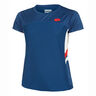 Squadra III T-Shirt Damen-Blau,Weiß