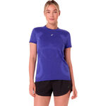 ASICS Bekleidung ASICS Road Seamless Laufshirt Damen-blau, lila