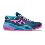 ASICS Padelschuhe ASICS Gel-Resolution X Padelschuh Herren-Petrol,Pink