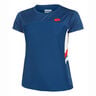 Squadra III T-Shirt Damen-Blau,Wei&szlig;