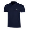 Ribbed Collar Polo Polo Herren-blau, weiß
