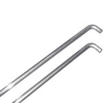 Tegra Platzbedarf Tegra Netzhaltestange Im Doppelpack-Silber