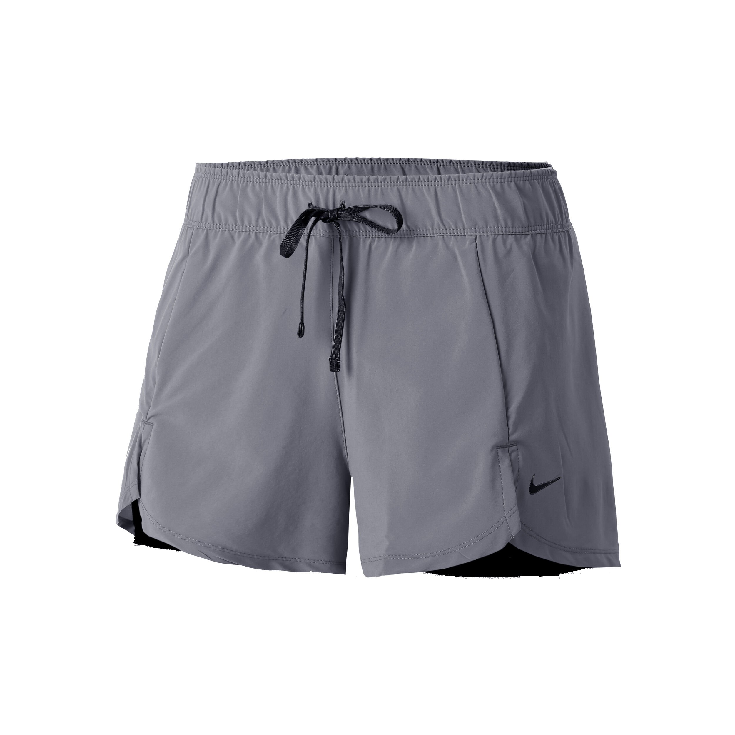 Nike Flex Essential 2in1 Shorts Damen Grau Schwarz online kaufen Tennis Point AT