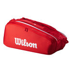 Wilson Wilson Tour Super Tour Schl&auml;gertasche 9er-Rot