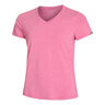 Flyweight V-Teeme Laufshirt Damen-Berry