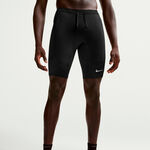 Nike Lauftight Nike Stride Half  Lauftight Herren - schwarz, silber