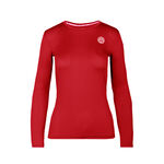 BIDI BADU Bekleidung BIDI BADU Mina Tech Roundneck Longsleeve Mädchen - dunkelrot, 
