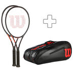 Wilson Schlägerpaket Wilson Clash 100 V3.0 Turnierschläger