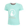Wild Baseline Logo T-Shirt Mädchen-Türkis,Mehrfarbig