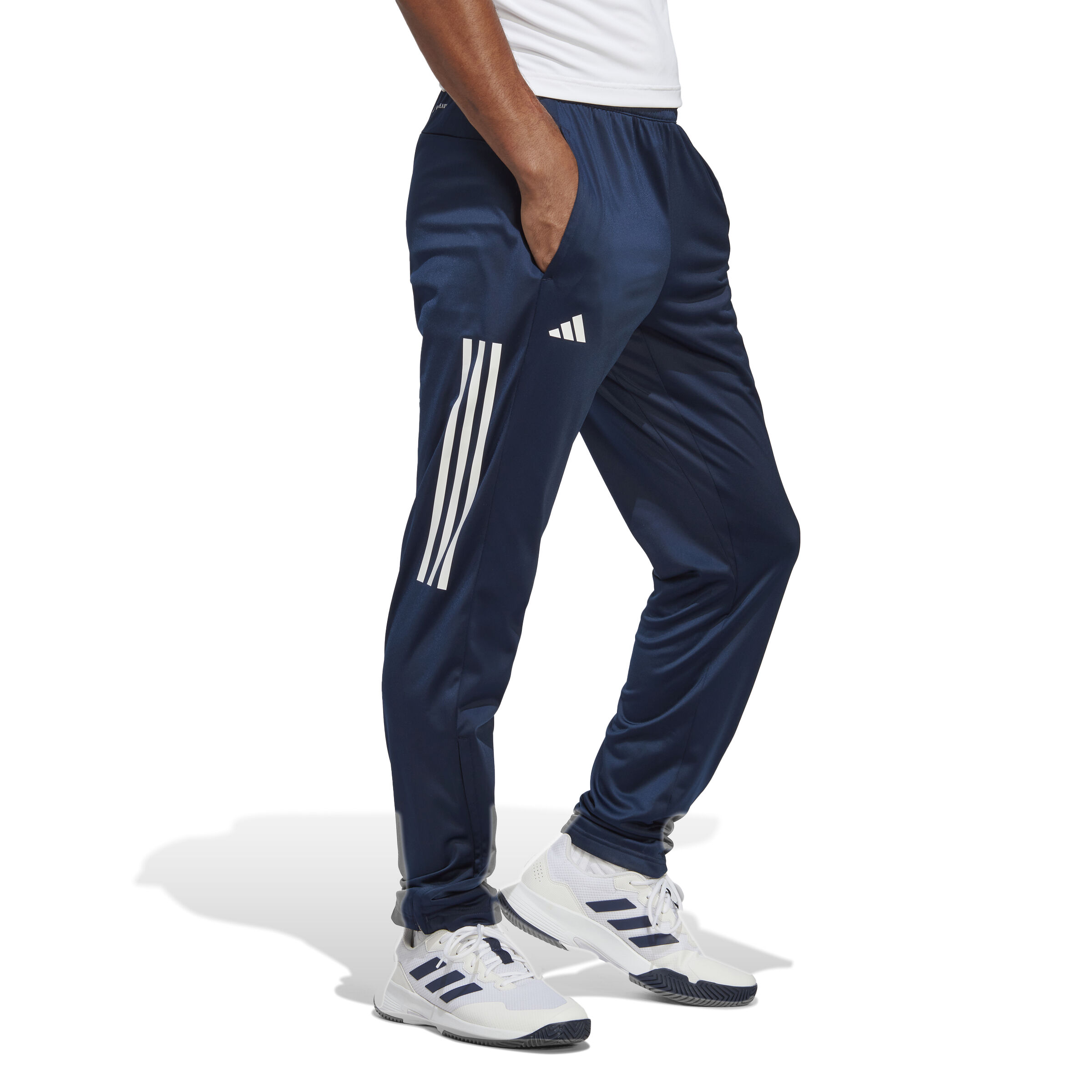 adidas 3 Stripes Knitted Trainingshose Herren Dunkelblau online kaufen Tennis Point AT