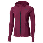 Mizuno Bekleidung Mizuno Active Warmalite Hybrid Full Zip Laufshirt Damen-Lila