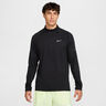 Stride Half-Zip Longsleeve Laufshirt Herren-schwarz, silber