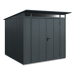 Hörmann Set Berry Gerätehaus Modern-P,Typ2,RAL7016, 2 flg, inkl. Zubehör