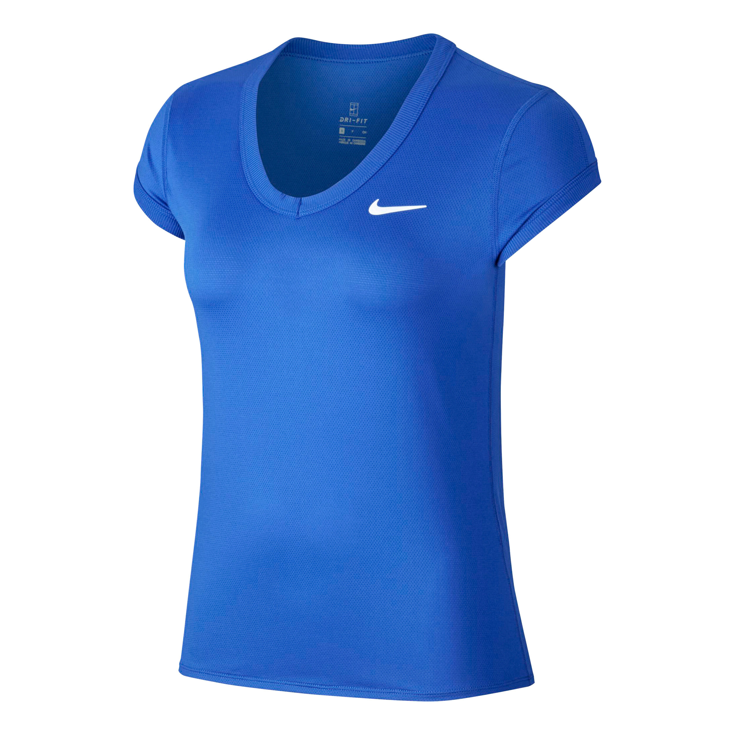 Nike shirt dames v hals 2025