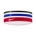 Nike Bekleidung Nike Nike Flex Classic Mixed Haarband 3er Pack-Blau,Rot