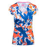 Bella 2.0 Tech V-Neck T-Shirt Damen-Dunkelblau,Mehrfarbig