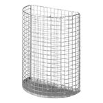 Tegra Platzbedarf Tegra Abfallbehälter-Silber