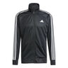 Taining Essentials 3 Stripes Trainingsjacke Herren-Schwarz