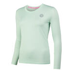 BIDI BADU Bekleidung BIDI BADU Pia Tech Roundneck Longsleeve Damen-Türkis