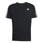adidas Bekleidung adidas Own The Run 3S Laufshirt Herren-Schwarz,Wei&szlig;