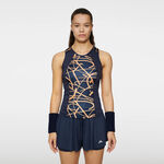 JLindeberg Bekleidung JLindeberg Miria Printed Tank-Top Damen-Dunkelblau,Orange