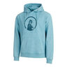Create Washed Out Loose Fit Hoody Herren-Hellblau,Petrol