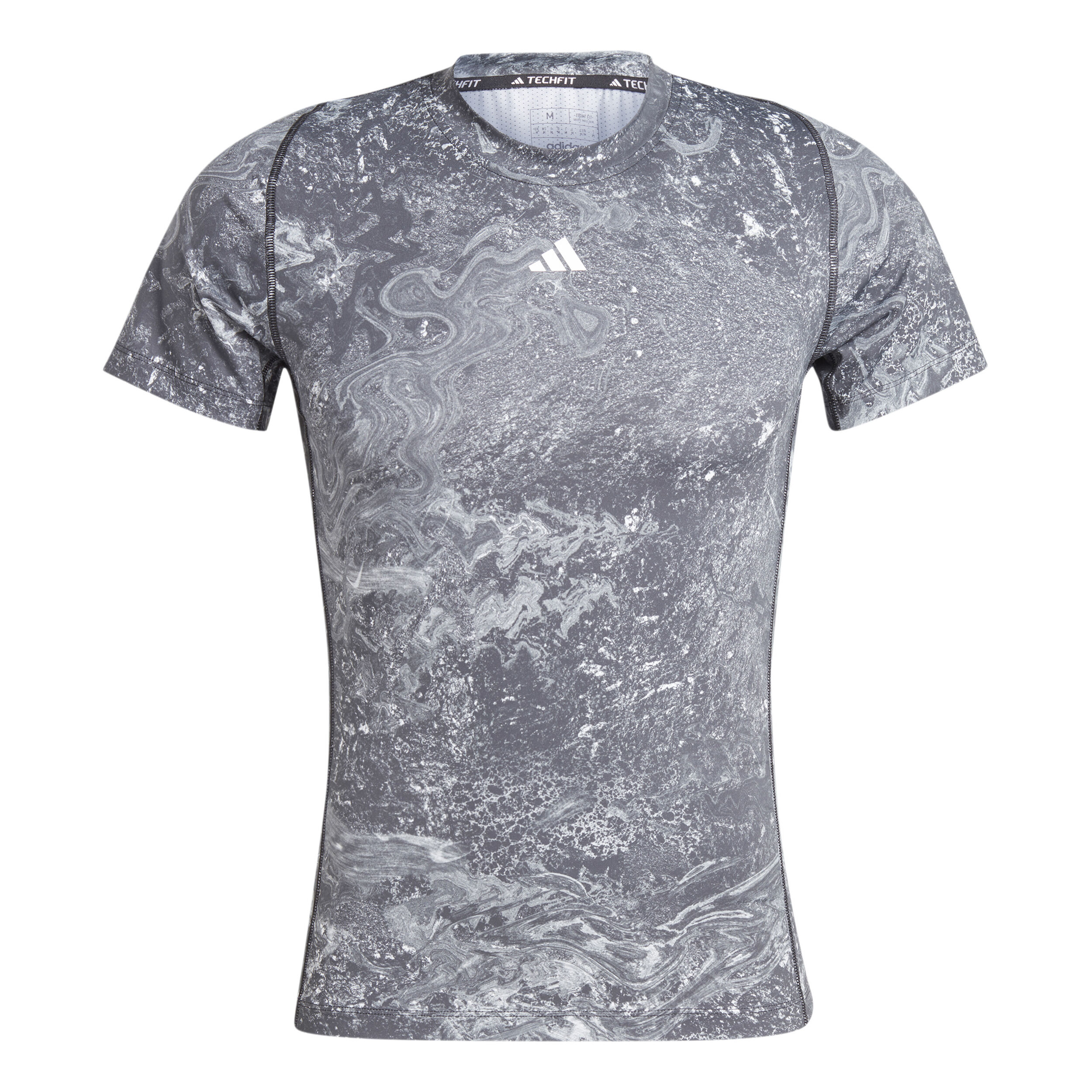 adidas Tech Fit AOP T Shirt Herren Grau Mehrfarbig online kaufen Tennis Point AT