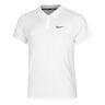 Dri-Fit Court Advantage Polo Herren-Wei&szlig;,Gr&uuml;n