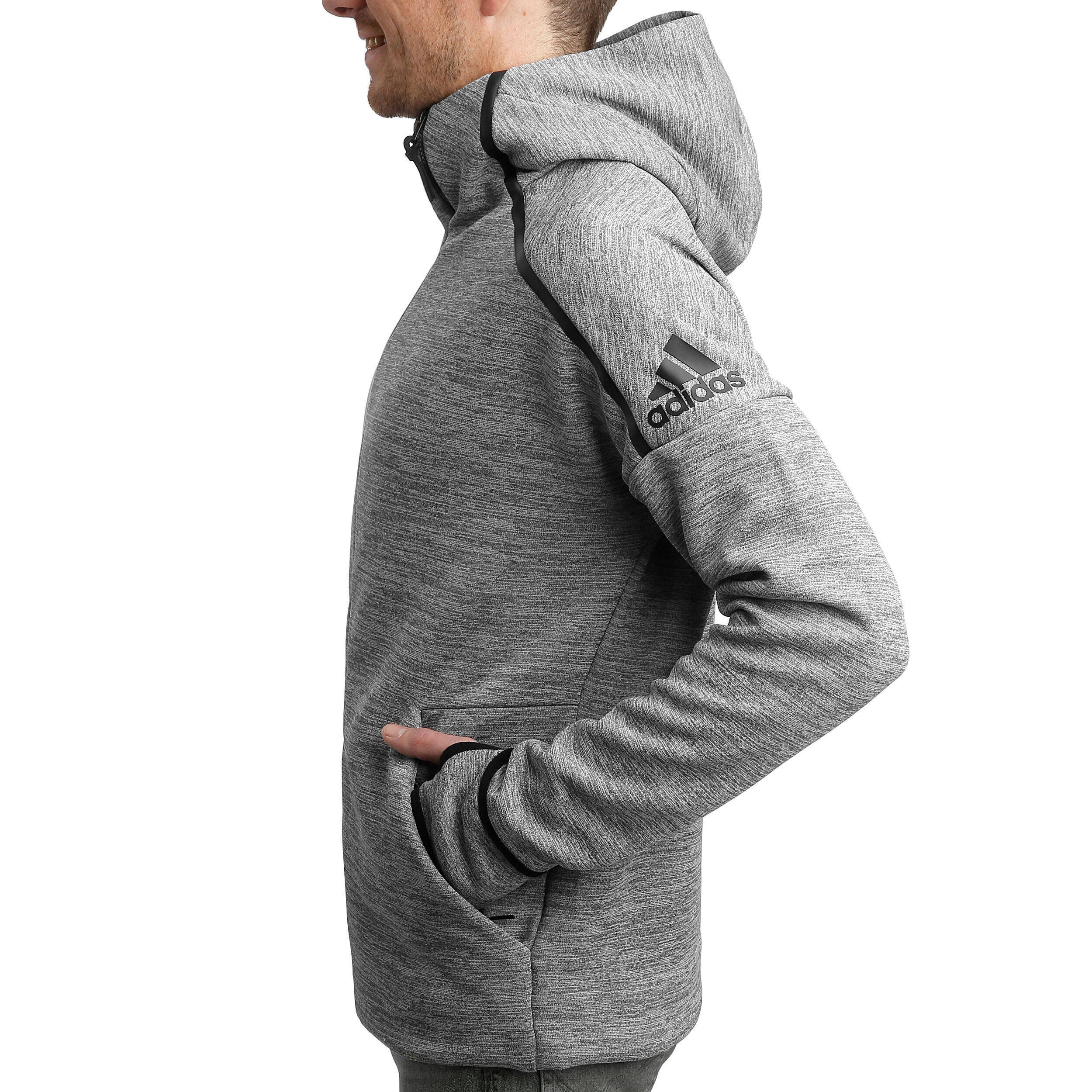 Adidas sweatjacke grau herren online