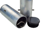 Tegra Platzbedarf Tegra Versenkhülse-Silber