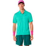 ASICS Tennisbekleidung ASICS Match Jacquard    Polo Herren-gr&uuml;n