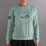 Inner Tech Sweatshirt Damen-Grün,Dunkelblau