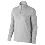 Nike Bekleidung Nike Element Half-Zip Longsleeve Damen-Hellgrau,Silber