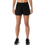 ASICS Bekleidung ASICS Core Split Laufshorts Damen-Schwarz