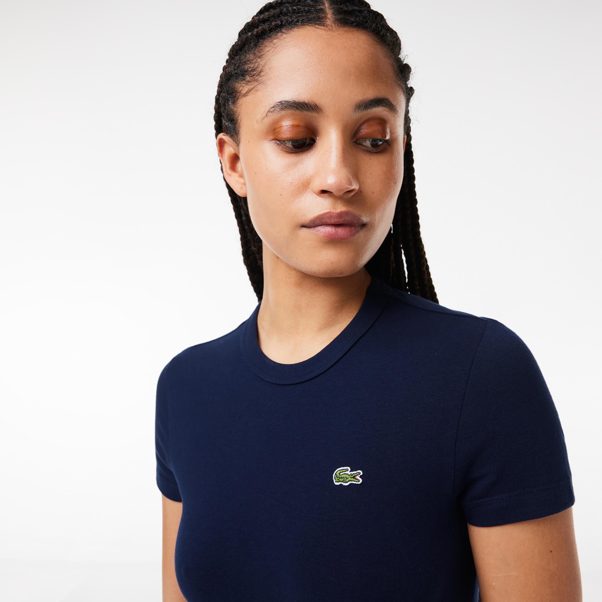 Lacoste t shirt damen sale shop
