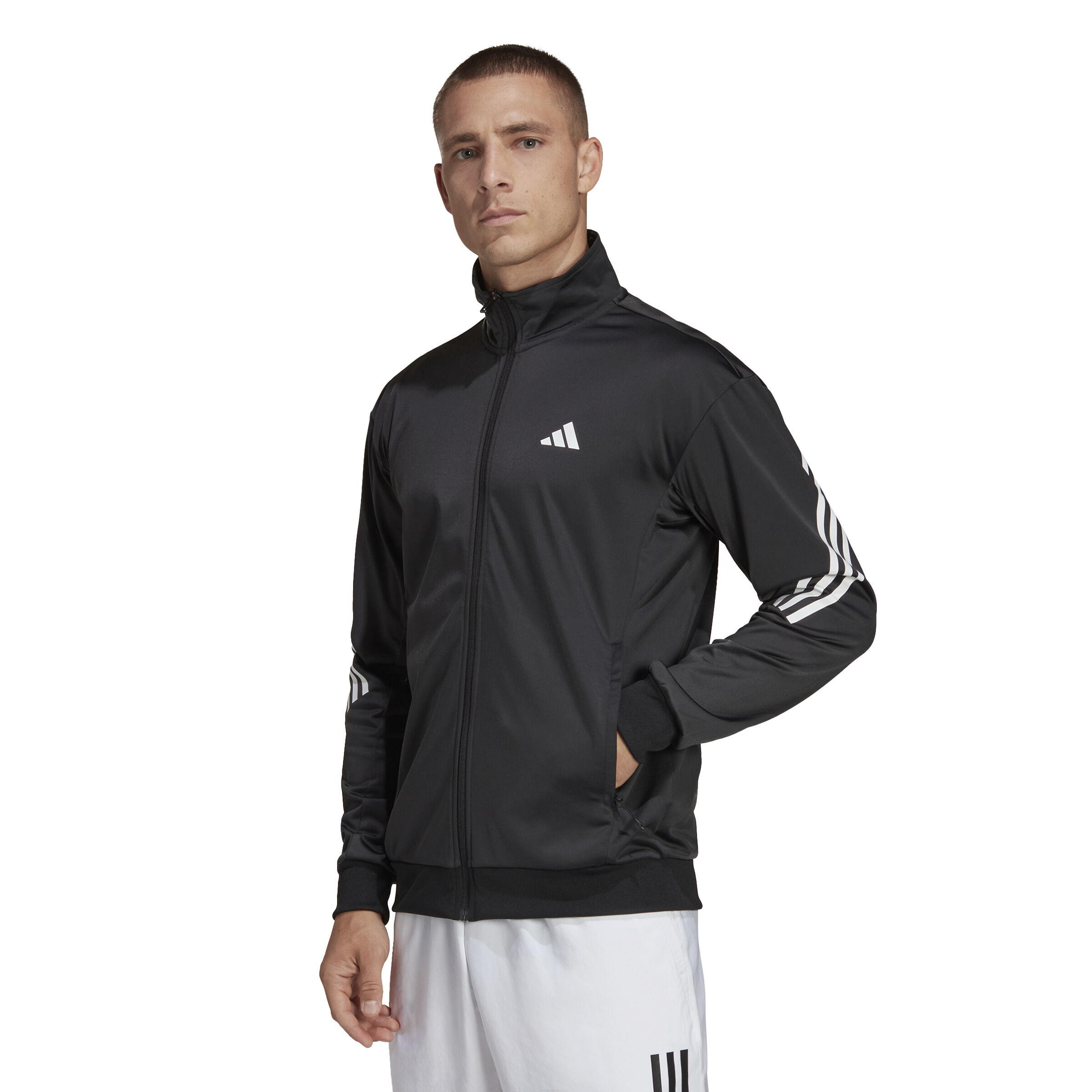 Adidas trainingsjacke herren schwarz sales