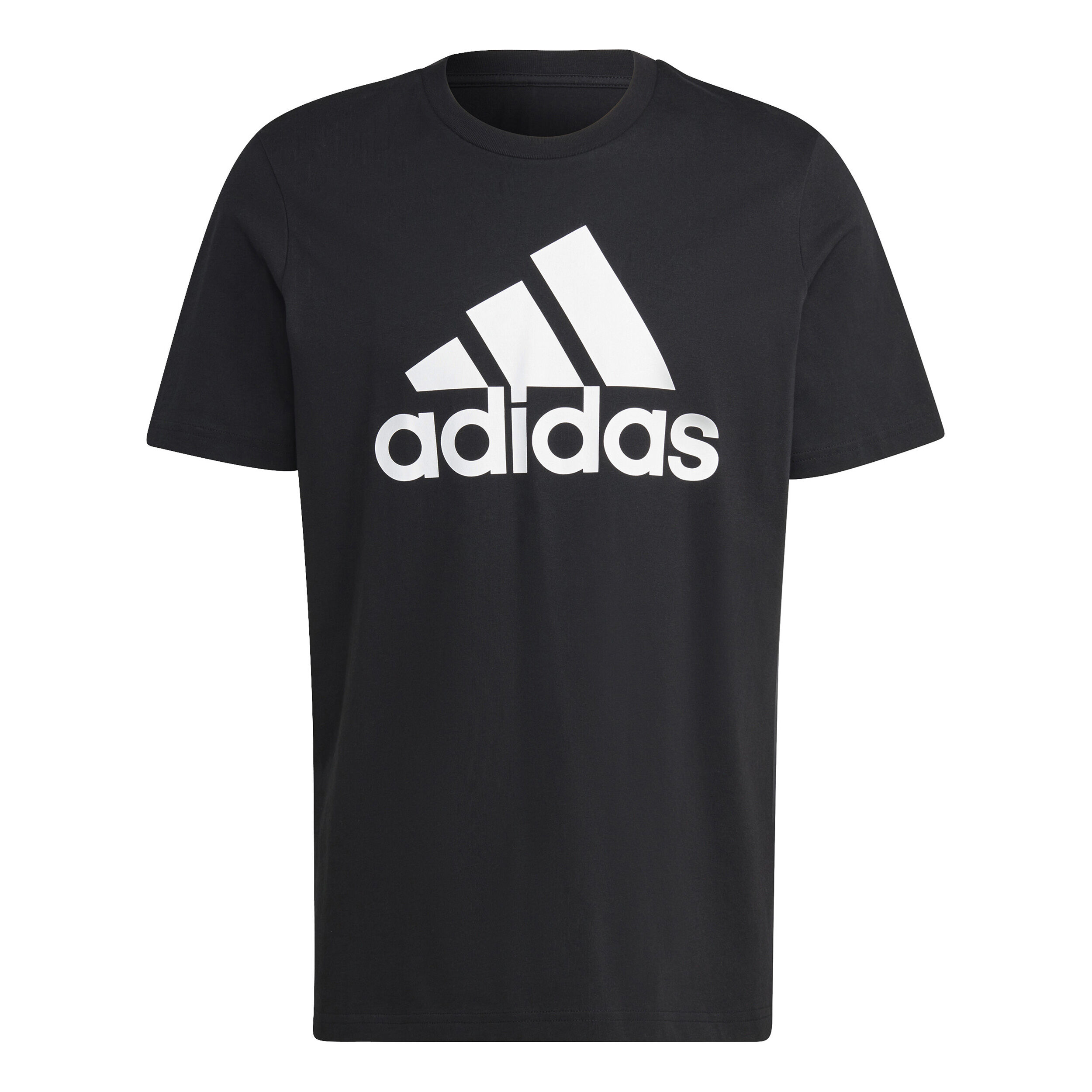 adidas Essentials Single Jersey Big Logo T Shirt Herren Schwarz WeiB online kaufen Tennis Point AT