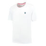 Hypercourt Mesh Crew T-Shirt Herren-Weiß