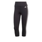 adidas Bekleidung adidas Essentials Train 3-Stripes High-Waisted Tight Damen-Schwarz