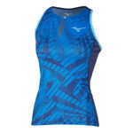 Mizuno Bekleidung Mizuno Mugen Printed Tank-Top Damen-Blau