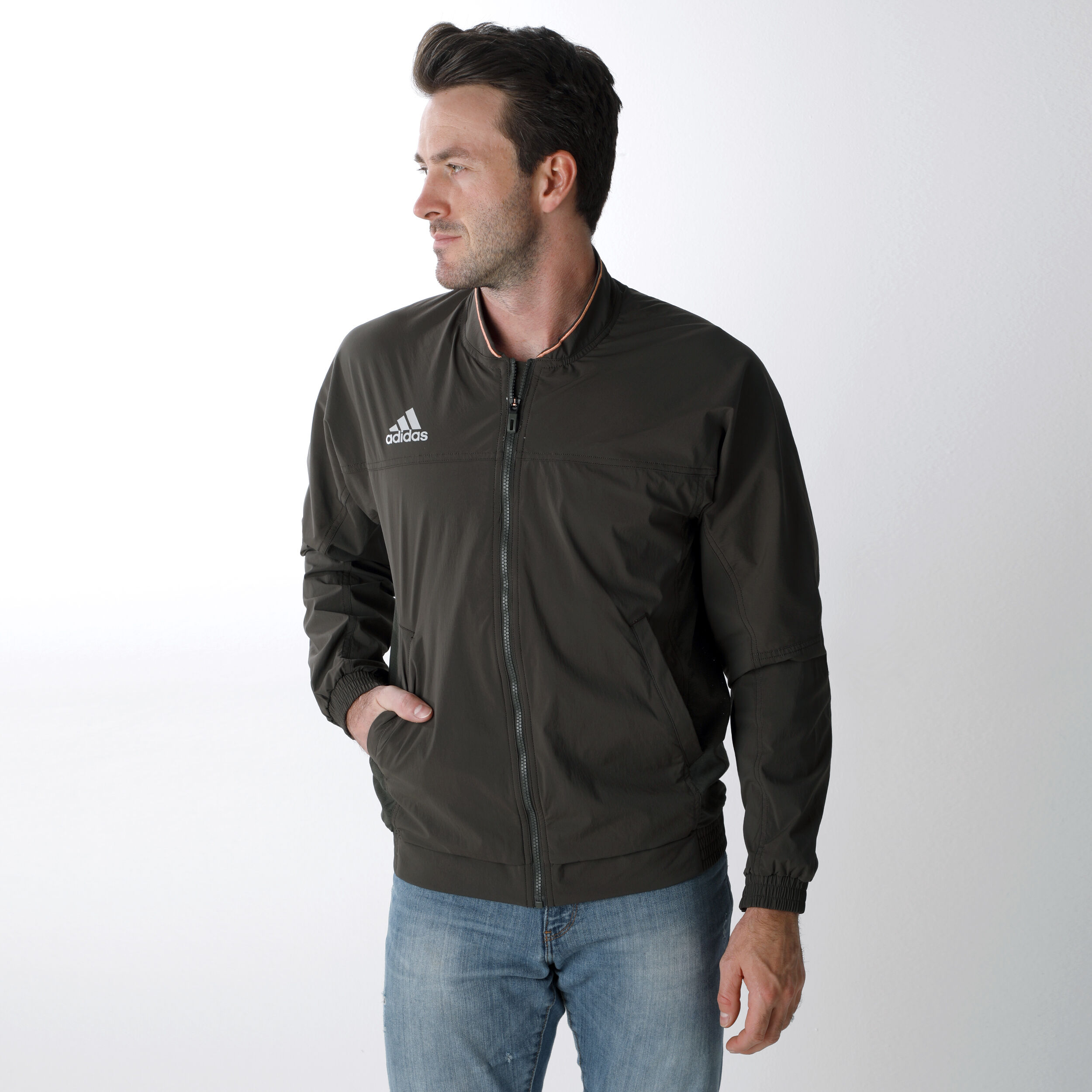 adidas woven jacket mens